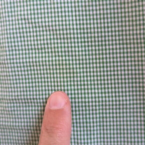 Orient Express Dress Girls Sz 5 Green Gingham Preppy Christmas Santa Smocked - Picture 5 of 5